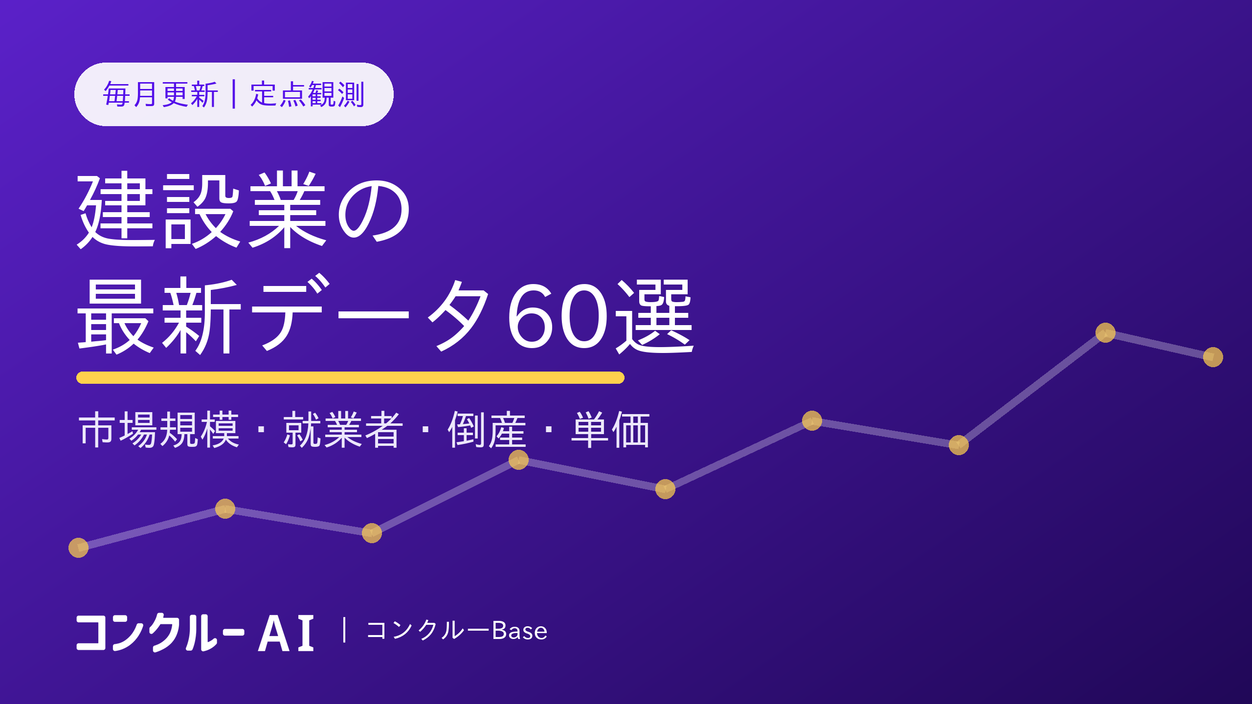 建設業の最新データ60選【毎年更新】|市場規模・就業者・倒産・単価
