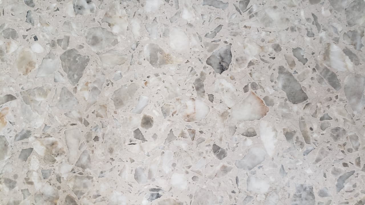 テラゾー(大理石チップ入り人造石)のイメージ